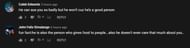 Screenshot from YouTube comments (2/6)